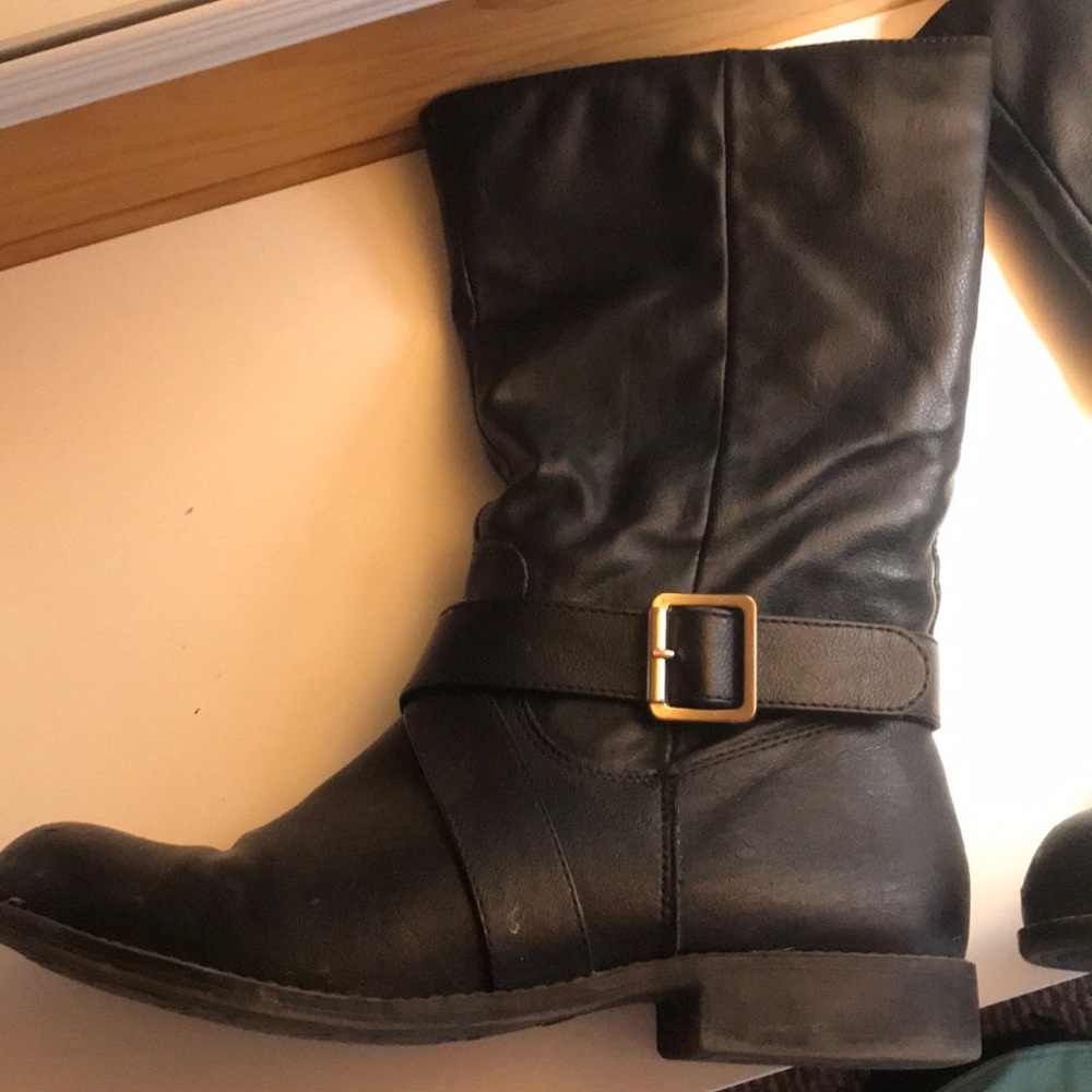 black dress boots